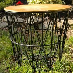 Nesting Tables with Removable Wood Tops