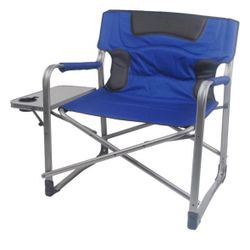 Ozark Trail Camping Director Chair XXL, Blue, Adult, 10lbs