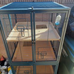 Large Hamster Cage And Accessories 