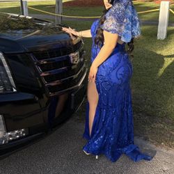 Royal Blue Prom Dress 