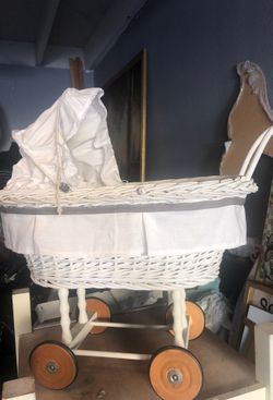 Antique doll carriage