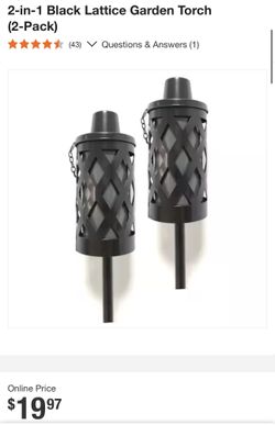 Garden Torch 6 torches