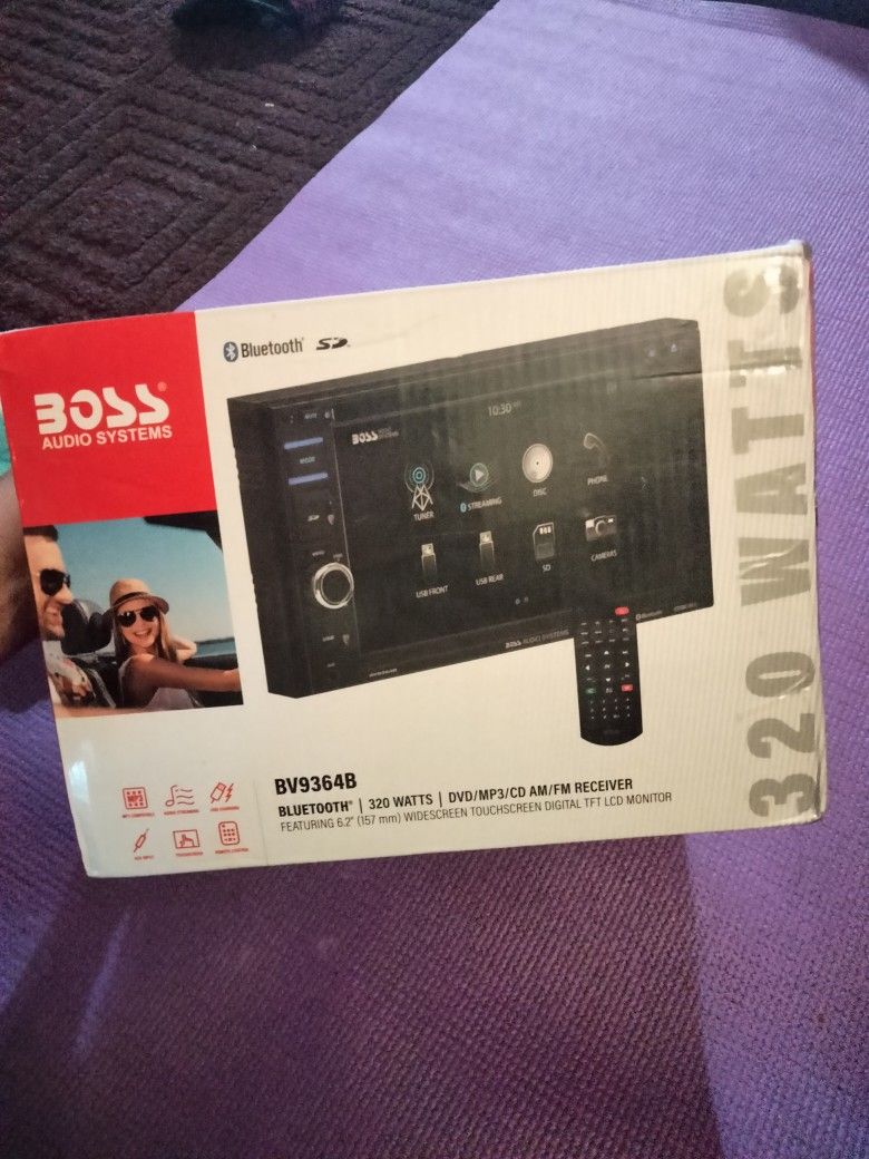 Boss Audio System, Car Stereo , DVD ,Mp3, Bluetooth , Touchscreen