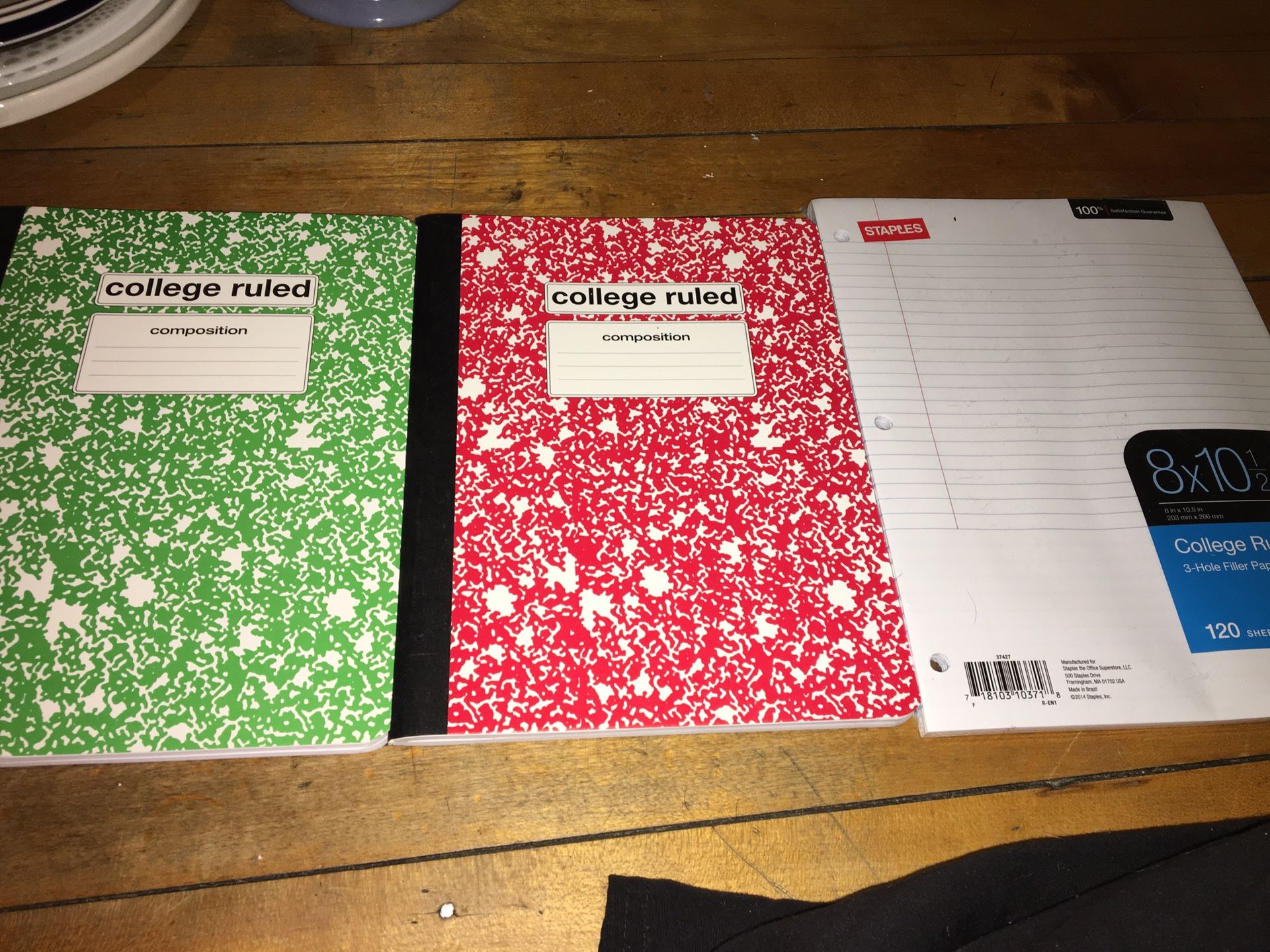 Notebooks and paper