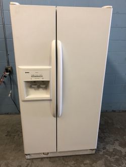 White Side by Side Refrigerator