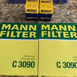 2007 -2010 BMW X5 4.8  Left , Right Air filter 