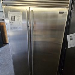 42" SUB ZERO BUILT IN STAINLESS STEEL REFRIGERATOR 