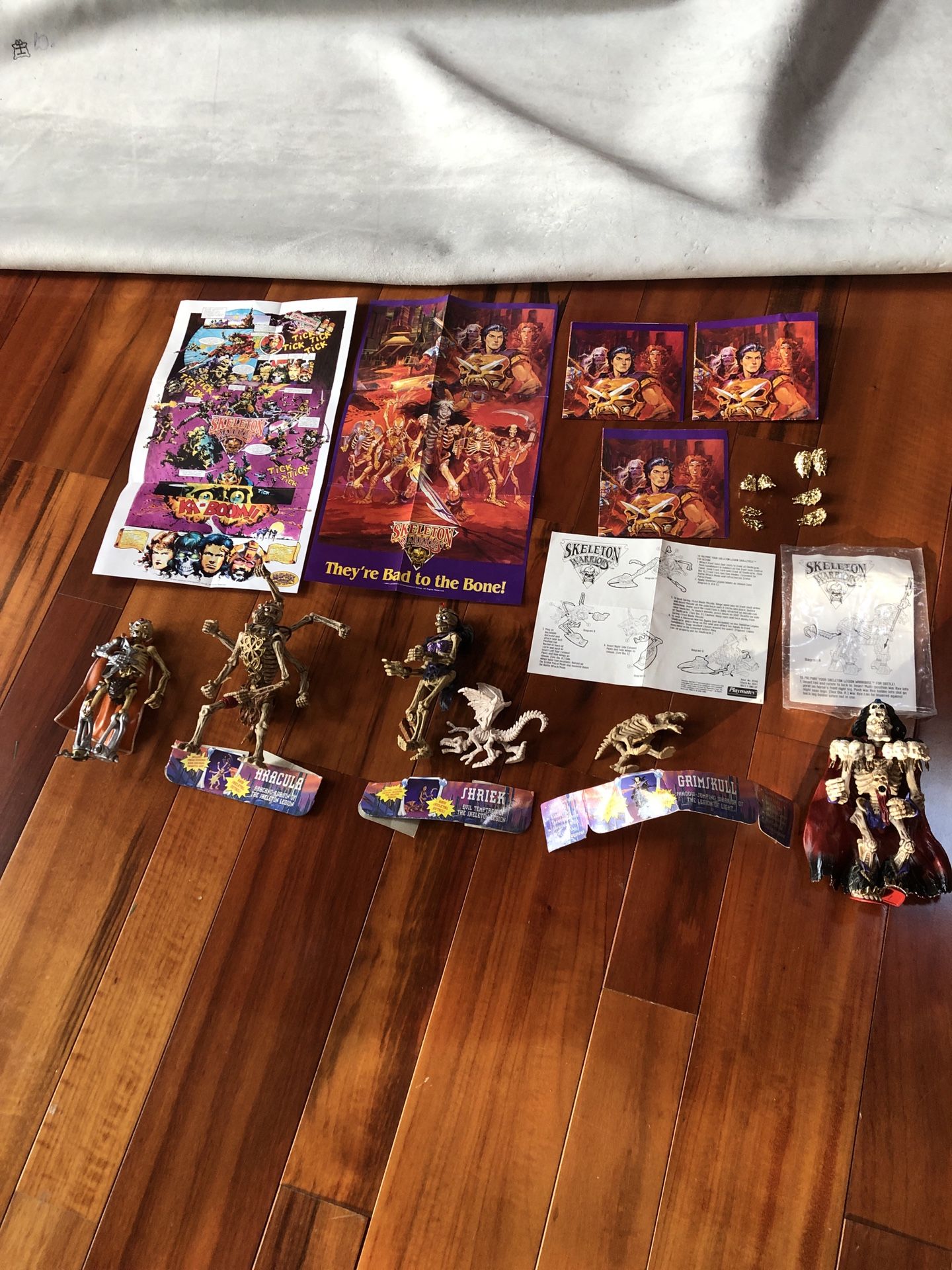 1994 Play Mates Skeleton Warrior Bundle