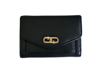 Time and Tru Women's Tessa Indexer Wallet, Black