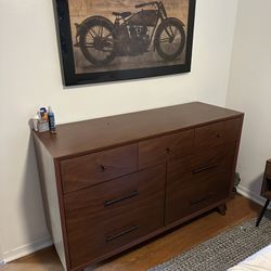 Mid-century dresser, solid wood, great quality 