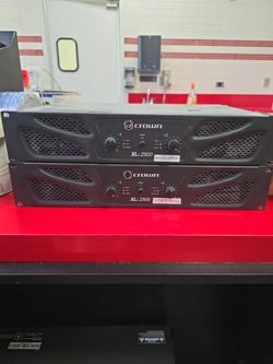 Crown 2 channel amps