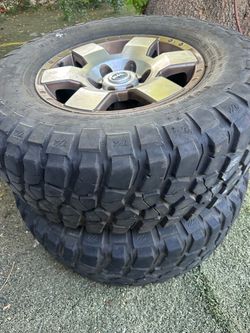 Toyota Off-Road Wheels with Mud Terrain Tires