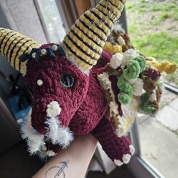 Handmade Crochet Dragon 