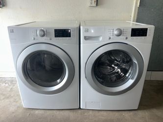 Front load washer and dryer set  Kenmore $450