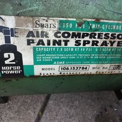 Air Compressor/Paint Srayer