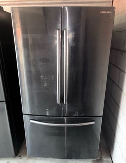 Samsung stainless steel refrigerator and freezer