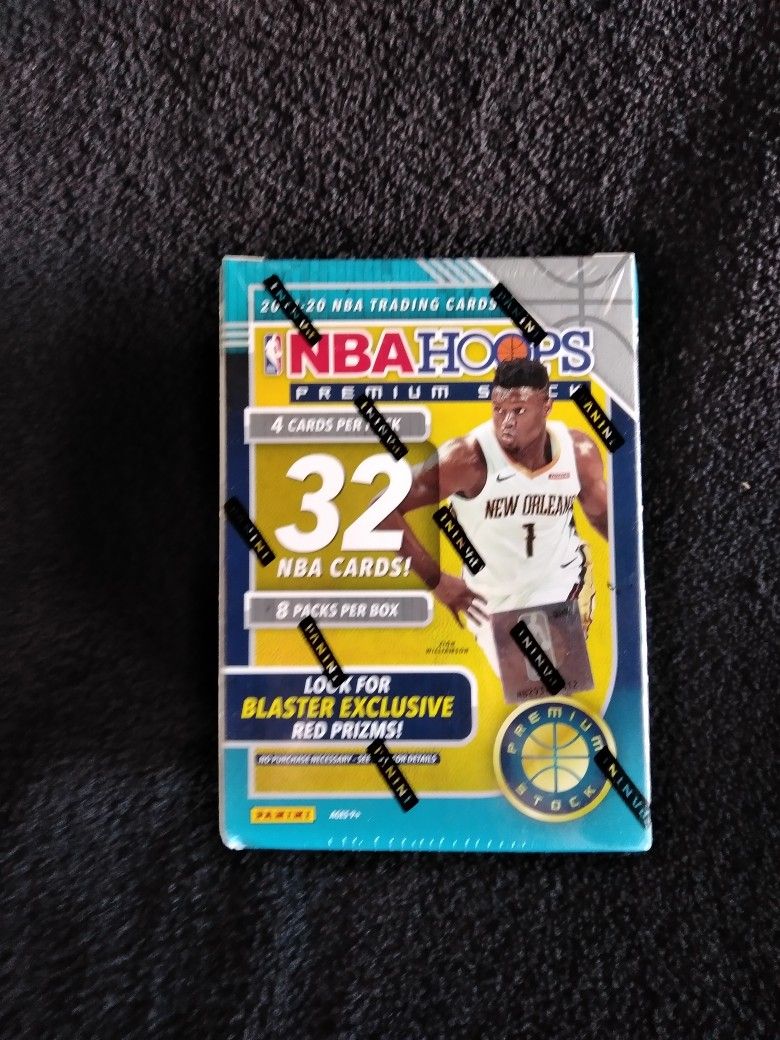2019/2020 HOOPS PREMIUM STOCK BASKETBALL CARDS BLASTER BOX