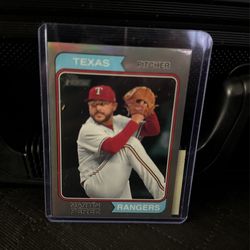 2023 Topps Heritage Martin Perez Chrome Refractor #036/274