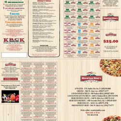 **NEW** 2026 MOUNTAIN MIKE'S COUPON BOOK 