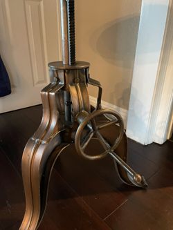 Industrial End Table