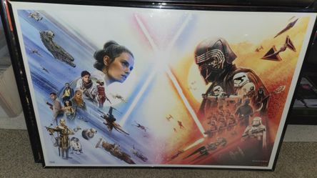 Star Wars Generations wall poster framed