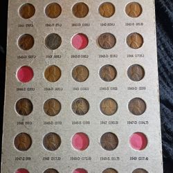 24 Rare Pennies. 