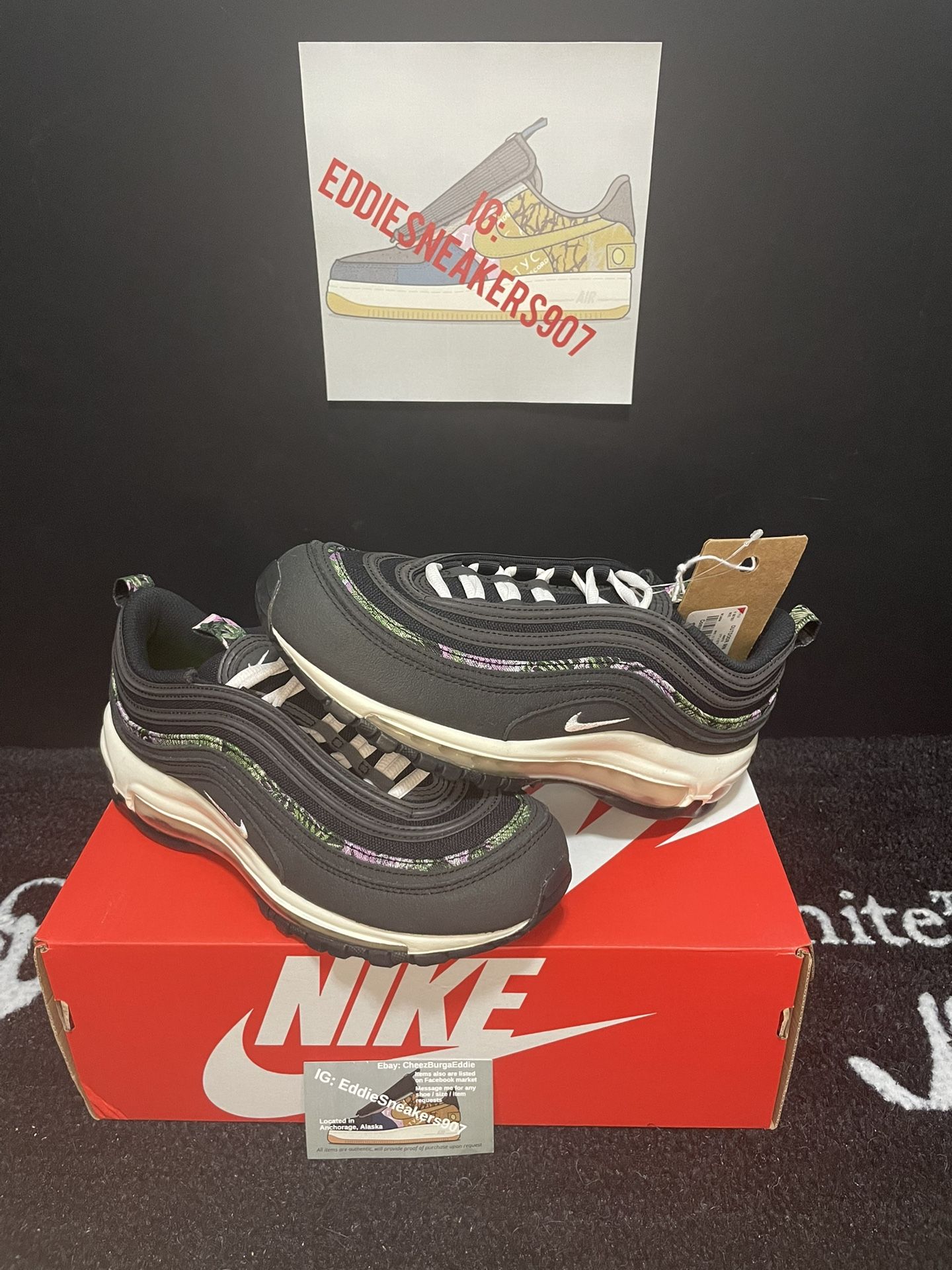 Women’s Air Max 97 Next Nature “Floral Tapestry” Size 8 / 6.5Y No box included