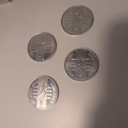 1996 Summer Olympic Token Coins (4)