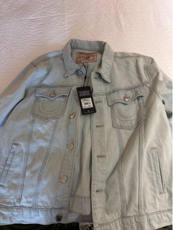 True religion denim mens jacket NEW L