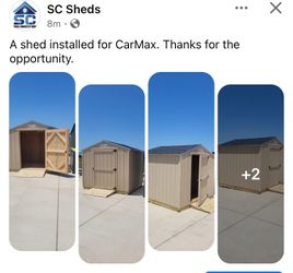 New 8x8 Shed 