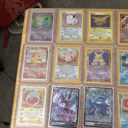 Lot Of Old Rare Pokemon Cards In Good Condition 