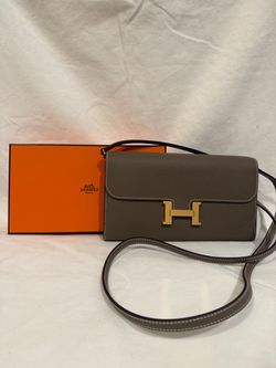 Hermes Constance To Go wallet  Étoupe