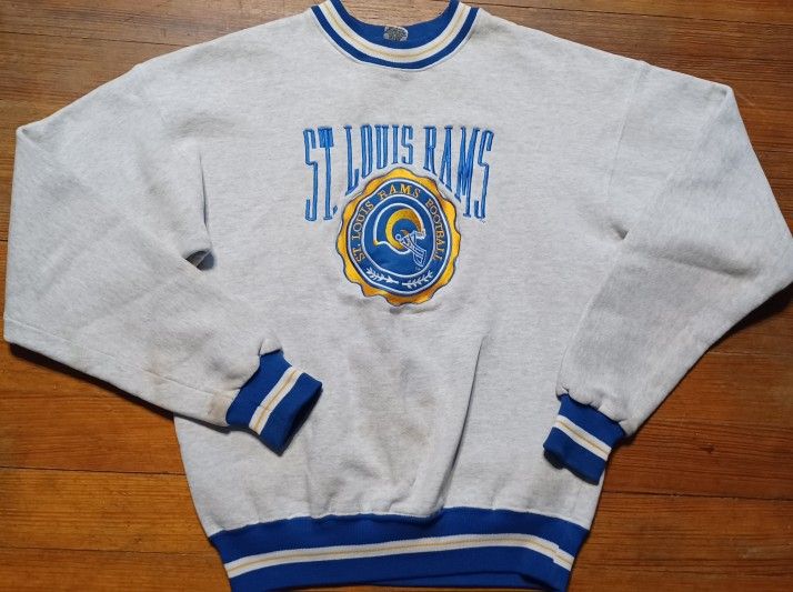 St Louis Rams Vintage Sweatshirt Size Medium Legend Los Angeles 
