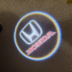 2 Pcs Car Door Courtesy Light Laser Projector Honda Logo