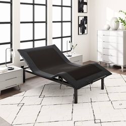 O986 $270  Full Adjustable Bed Base Frame with New Generation Motor, Wireless Remote, Head and Foot Incline, Intelligent Sleep Aid, Zero-Gravity, High