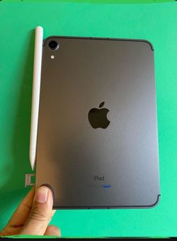 Apple Ipad Mini 6th Generation (2021/ 8.3” Liquid Retina ) 64GB WiFi + cellular (5G Unlocked) with pen, case & Accessories (256GB $569)