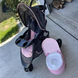 Stroller and Potty Training seat