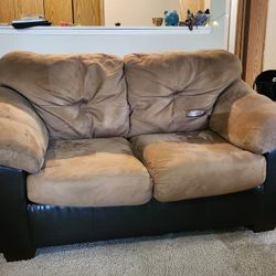 Free Microfiber Loveseat