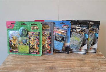Pokémon Blister Packs Ascended Heroes Prismatic Evolution Black Bolt