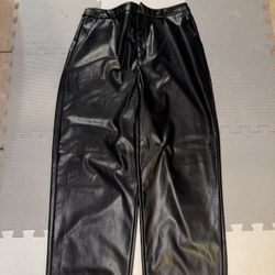 Black Leather Pants 