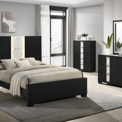 B6835 Rangley Black Bedroom Set 5pc Queen 🔥🔥🚛🥰