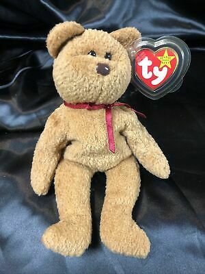 RARE Curly ty beanie baby with errors