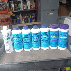 Pool CHEMICALS  7- BOTTLES