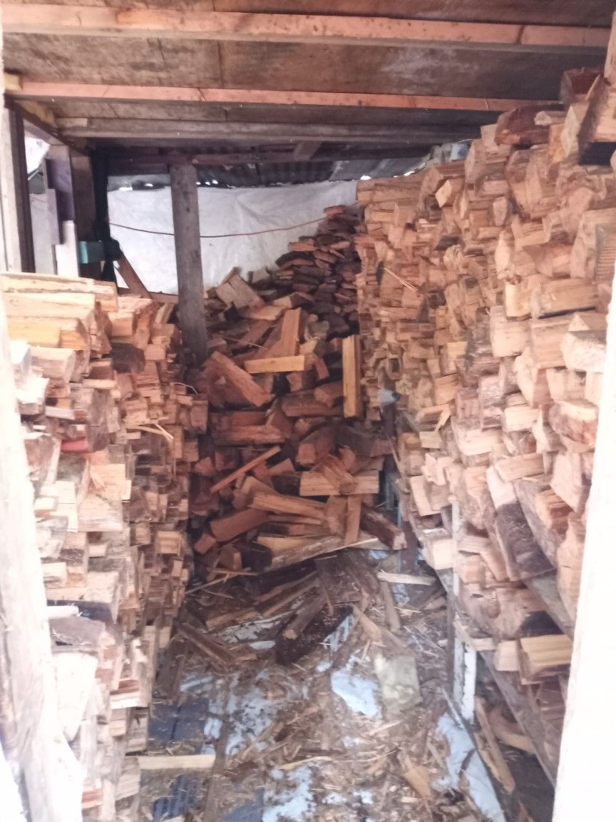 Dry Seasoned Fur Old Growth Firewood