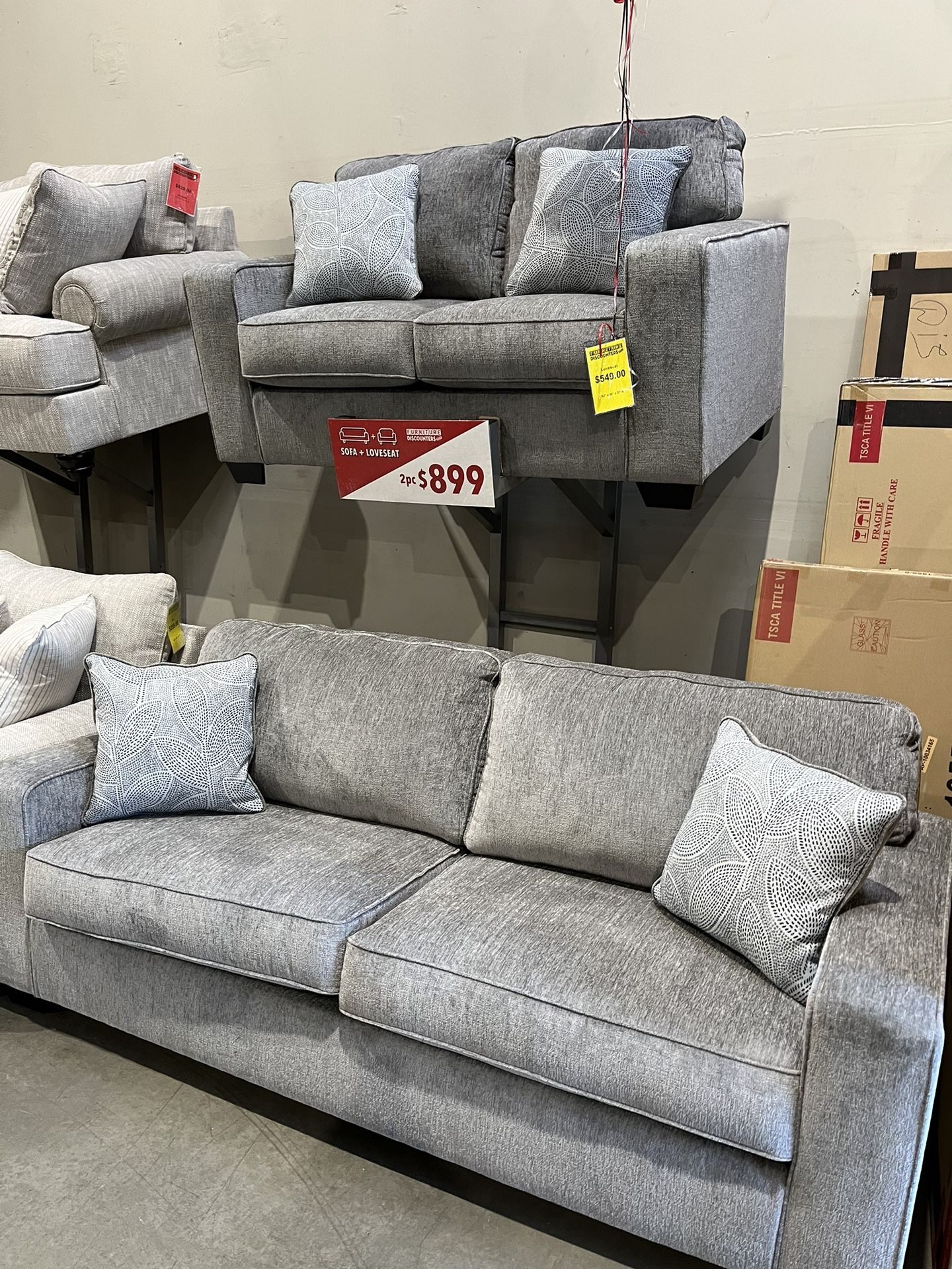 Sofa And Loveseat Set 