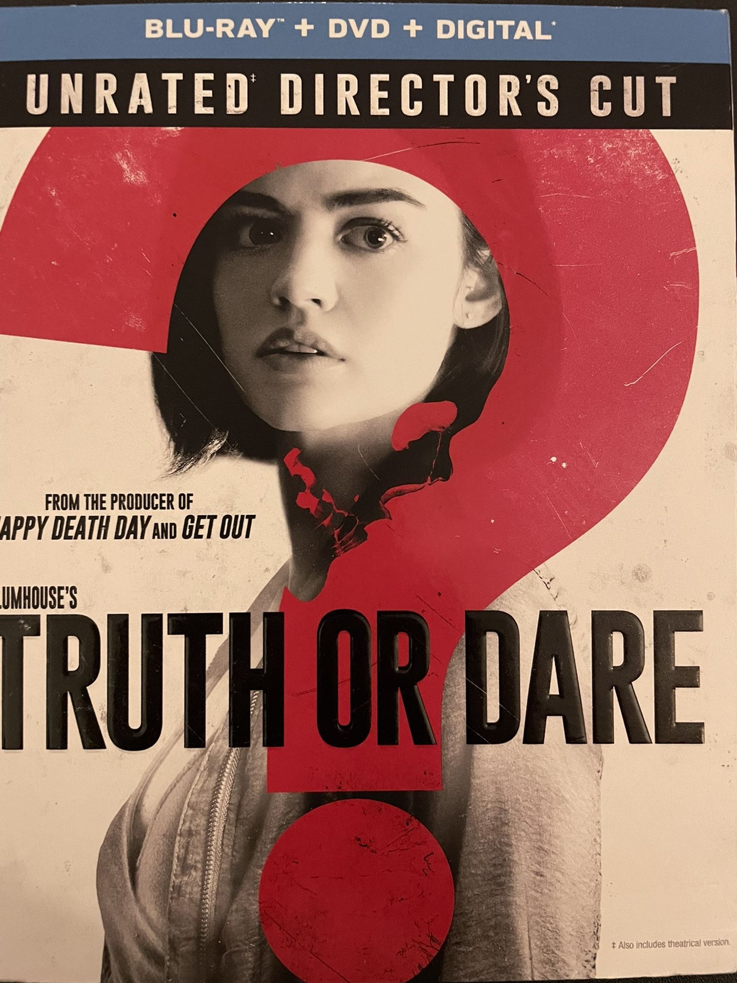 Blumhouse’s TRUTH Or DARE Unrated Director’s Cut (Blu-Ray + DVD-2018)