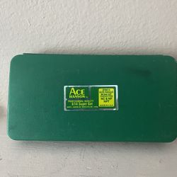 ACE Hanson 614 Super Set Steel Tap & Die Set SAE, 20 Piece, MPN 370614