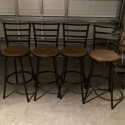 Table  Or Kitchen Island Stools  Chairs 4 Of Them  For Sale. 