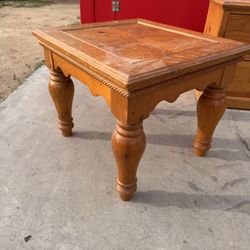 Solid Wood End Table
