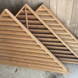 72"W x 36"H Triangle Gable Vent 12/12 Pitch / qty. 3